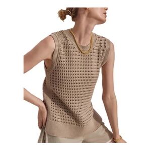 Varley Darin Longline Knit Tank Top size XSmall